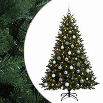 vidaXL Dirbtinė kalėdinė eglutė su rutuliuku 180 cm 300 LED