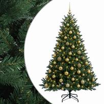 vidaXL Dirbtinė kalėdinė eglutė su rutuliuku 240 cm 300 LED