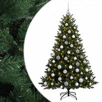 vidaXL Dirbtinė kalėdinė eglutė su rutuliuku 240 cm 300 LED
