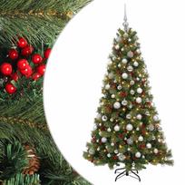 vidaXL Dirbtinė kalėdinė eglutė su rutuliuku 240 cm 300 LED