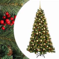 vidaXL Dirbtinė kalėdinė eglutė su rutuliuku 240 cm 300 LED