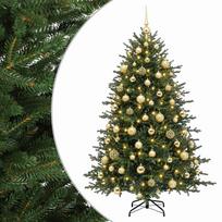 vidaXL Dirbtinė kalėdinė eglutė su rutuliuku 240 cm 300 LED