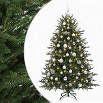 vidaXL Dirbtinė kalėdinė eglutė su rutuliuku 210 cm 300 LED