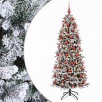 vidaXL Dirbtinė kalėdinė eglutė su rutuliuku 240 cm 300 LED