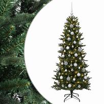 vidaXL Dirbtinė kalėdinė eglutė su rutuliuku 240 cm 300 LED