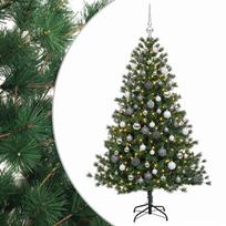 vidaXL Dirbtinė kalėdinė eglutė su rutuliuku 240 cm 300 LED