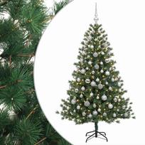 vidaXL Dirbtinė kalėdinė eglutė su rutuliuku 240 cm 300 LED