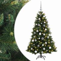 vidaXL Dirbtinė kalėdinė eglutė su rutuliuku 120 cm 150 LED