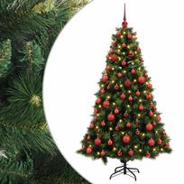 vidaXL Dirbtinė kalėdinė eglutė su rutuliuku 240 cm 300 LED