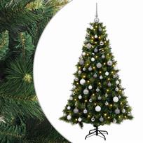 vidaXL Dirbtinė kalėdinė eglutė su rutuliuku 240 cm 300 LED