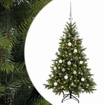 vidaXL Dirbtinė kalėdinė eglutė su rutuliuku 120 cm 150 LED