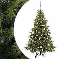 vidaXL Dirbtinė kalėdinė eglutė su rutuliuku 180 cm 300 LED