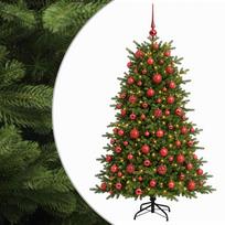 vidaXL Dirbtinė kalėdinė eglutė su rutuliuku 180 cm 300 LED