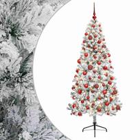 vidaXL Dirbtinė kalėdinė eglutė su rutuliuku 240 cm 300 LED