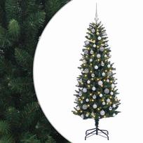 vidaXL Dirbtinė Kalėdų eglutė su burbulais 180 cm 300 LED Šilta balta