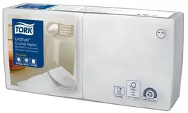 Kokteilinė servetėlė Tork Linstyle 1 sluoksnio 24 cm balta 100 vnt./pak
