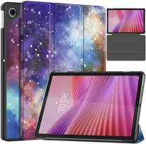 Planšetinio kompiuterio dėklas Strado-Tech Grafinis, skirtas Lenovo Tab 10.1 2025, su dangteliu – apsauginis su stovu