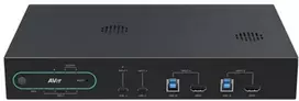 Dėklas AVer HUB30, daugialypės terpės pateikimo matricinis komutatorius, juodas, Kensington, USB Type-C, USB Type-B, USB Type-A, 150 W, išorinis