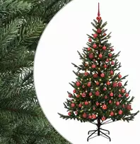 Dirbtinė kalėdinė eglutė su rutuliuku 180 cm 300 LED