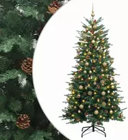 Dirbtinė kalėdinė eglutė su rutuliuku 240 cm 300 LED