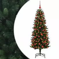 Dirbtinė kalėdinė eglutė su rutuliuku 240 cm 300 LED