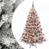 Dirbtinė Kalėdų eglutė su burbulais 180 cm 300 LED Šilta balta
