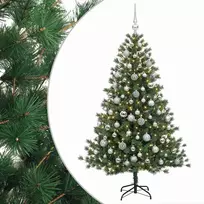 Dirbtinė kalėdinė eglutė su rutuliuku 240 cm 300 LED