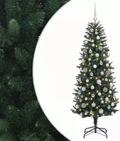 Dirbtinė Kalėdų eglutė su burbulais 210 cm 300 LED Šilta balta