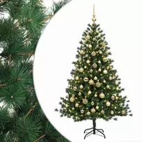 Dirbtinė kalėdinė eglutė su rutuliuku 240 cm 300 LED