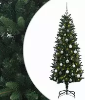 Dirbtinė sulankstoma Kalėdų eglutė su burbulais 120 cm 150 LED