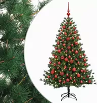 Dirbtinė kalėdinė eglutė su rutuliuku 240 cm 300 LED