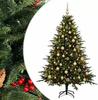 Dirbtinė kalėdinė eglutė su rutuliuku 240 cm 300 LED