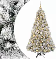 Dirbtinė kalėdinė eglutė su rutuliuku 180 cm 300 LED