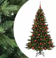 Dirbtinė kalėdinė eglutė su rutuliuku 180 cm 300 LED