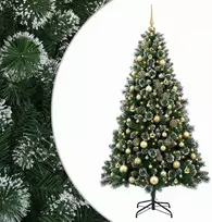 Dirbtinė kalėdinė eglutė su rutuliuku 180 cm 300 LED