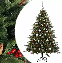 Dirbtinė kalėdinė eglutė su rutuliuku 240 cm 300 LED
