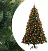 Dirbtinė kalėdinė eglutė su rutuliuku 180 cm 300 LED
