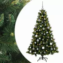 Dirbtinė kalėdinė eglutė su rutuliuku 180 cm 300 LED