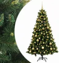 Dirbtinė kalėdinė eglutė su rutuliuku 240 cm 300 LED