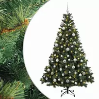 Dirbtinė Kalėdų eglutė su burbulais 210 cm 300 LED Šilta balta