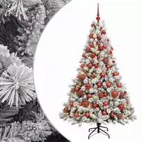 Dirbtinė Kalėdų eglutė su burbulais 240 cm 300 LED Šilta balta