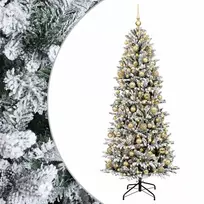 Dirbtinė kalėdinė eglutė su rutuliuku 180 cm 300 LED