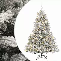 Dirbtinė kalėdinė eglutė su rutuliuku 240 cm 300 LED