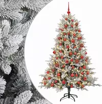 Dirbtinė kalėdinė eglutė su rutuliuku 240 cm 300 LED