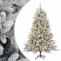 Dirbtinė Kalėdų eglutė su burbulais 240 cm 300 LED Šilta balta