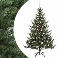 Dirbtinė kalėdinė eglutė su rutuliuku 180 cm 300 LED
