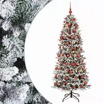 Dirbtinė kalėdinė eglutė su rutuliuku 180 cm 300 LED
