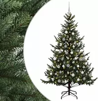 Dirbtinė kalėdinė eglutė su rutuliuku 240 cm 300 LED
