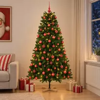 Dirbtinė kalėdinė eglutė su rutuliuku 240 cm 300 LED
