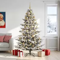 Dirbtinė kalėdinė eglutė su rutuliuku 210 cm 300 LED